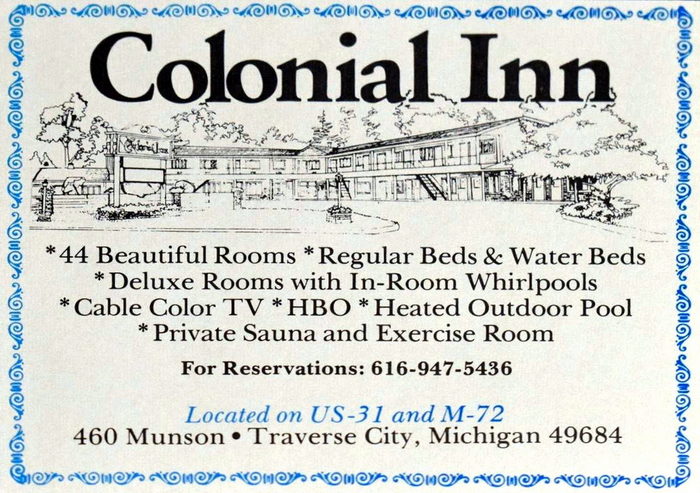 Colonial Inn (Comfort Inn Traverse City) - Print Ad